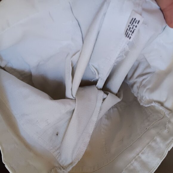 38x31 Men's Vintage Jeans 1960's White Cotton Bootcut Mod Garage Band Talon zip - Picture 7 of 9